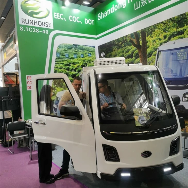 Tan kap vini an nan transpò iben elektrik sou Runhorse Tev